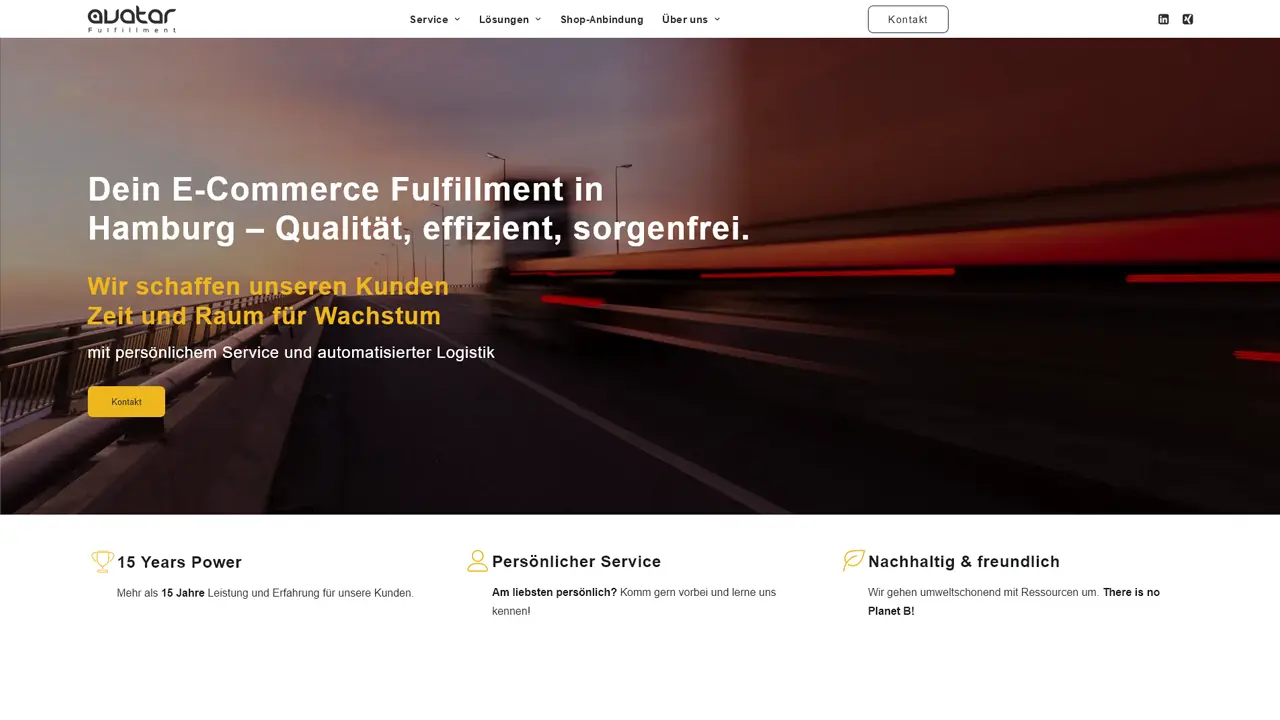 Webseite, Homepage, Avatar-Fulfillment, Web-Relaunch, Wordpress, Fulfillment
